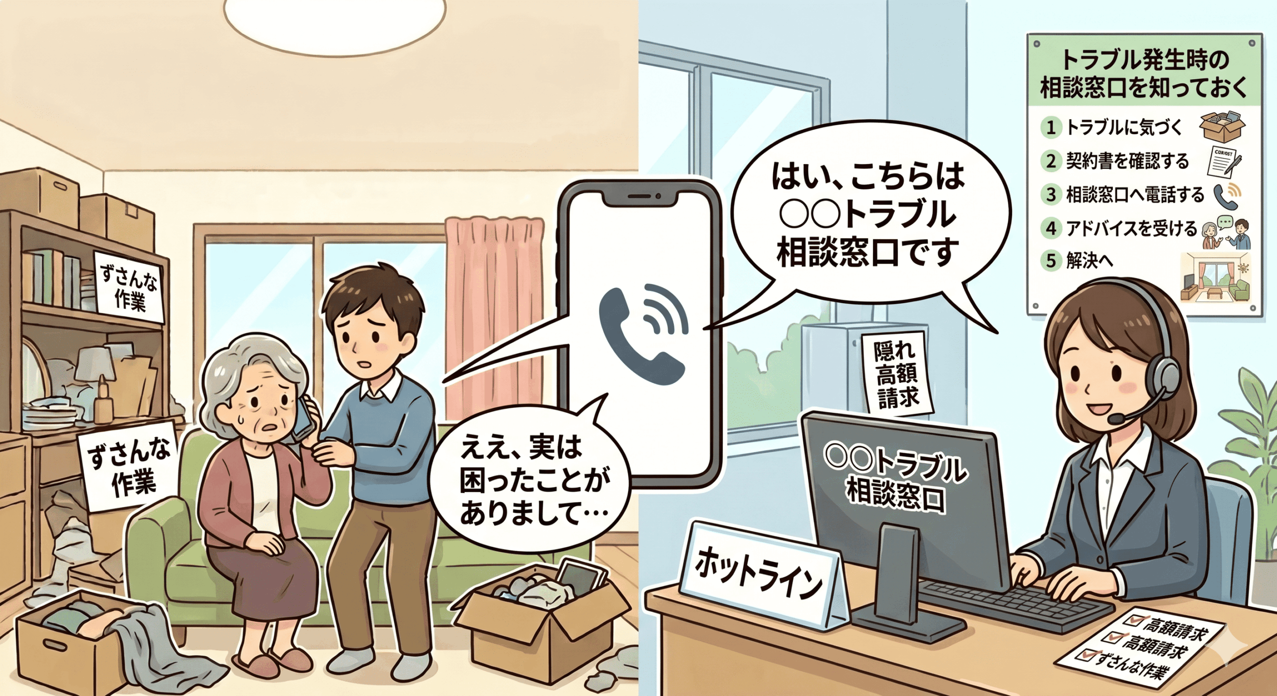 もしトラブルに遭ってしまったら…「相談窓口」を知っておく