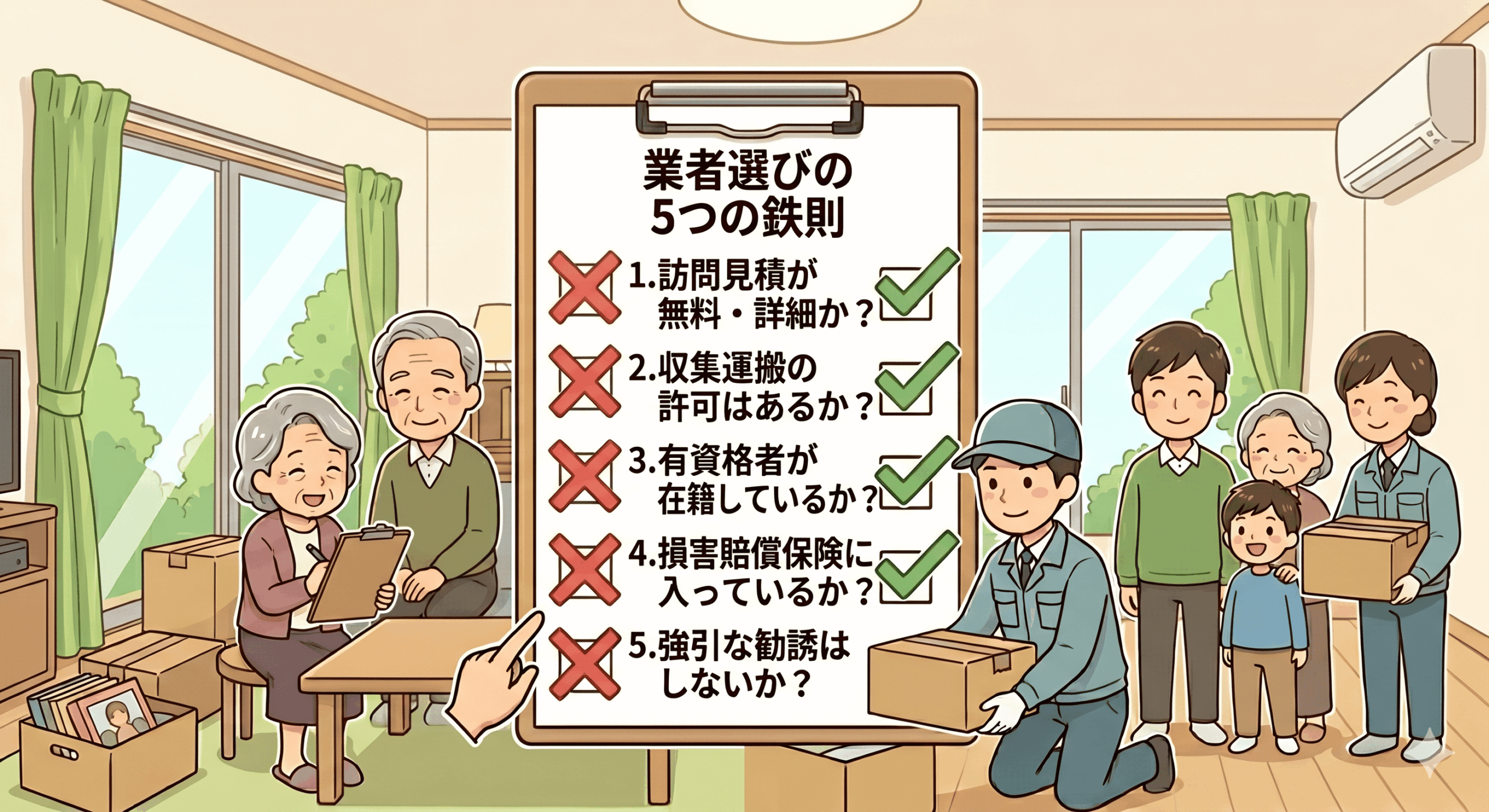 【2026年度版】信頼できる業者を見極める「5つの鉄則」